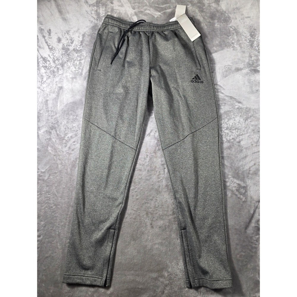 adidas AEROREADY Game and Go Tapered Leg Sweatpants Mens Medium‎ Ankle Zip NEW